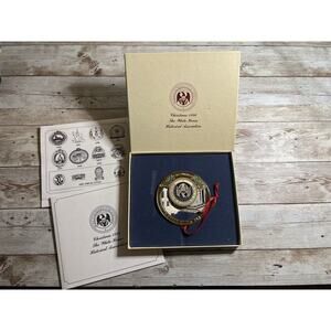 Vintage 1996 White House Christmas Ornament with Original Box and Papers